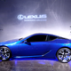 A view of a Lexus 2018 LC 500 car on display at the “Welcome to Wakanda” New York Fashion Week Showcase on Feb. 12, 2018 (Jemal Countess/Getty Images for Marvel)